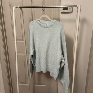 NWT Light Blue Eyelash Sweater